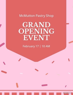 Grand Opening Event Flyer Template