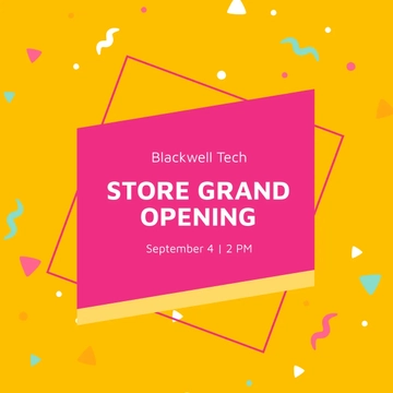 Free Store Grand Opening Instagram Post Template to Edit Online Free Store Grand Opening Instagram Post Template to Edit Online