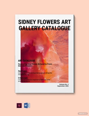 Art Catalogue Template