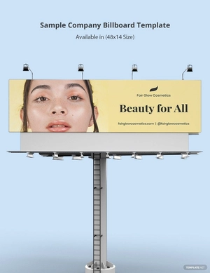 Sample Company Billboard Template