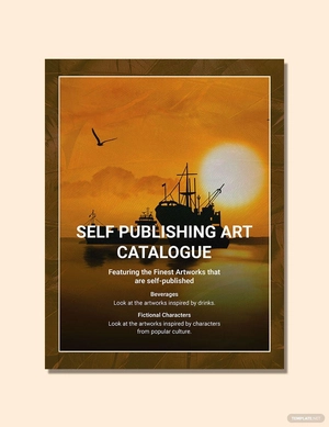 Self Publishing Art Catalogue Template
