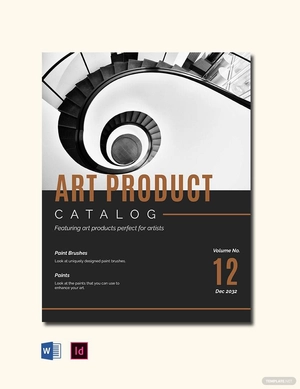 Art Product Catalogue Template