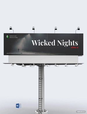 Modern Movie Billboard Template