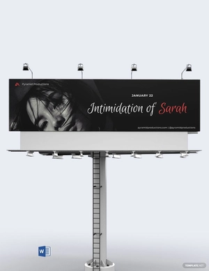 Elegant Movie Billboard Template
