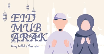 Free Eid Mubarak Facebook Post Template to Edit Online