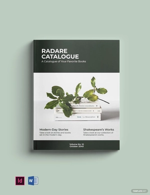 Library Book Catalog Template