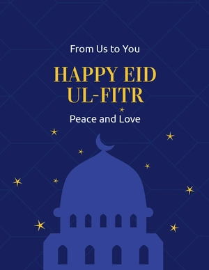 Happy Eid ul-Fitr Flyer Template