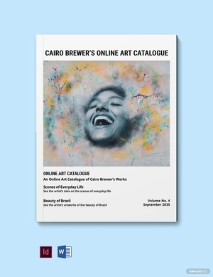 Online Art Catalogue Template