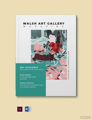 Simple Art Catalogue Template