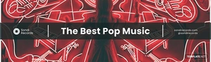 Music Pop Billboard Template