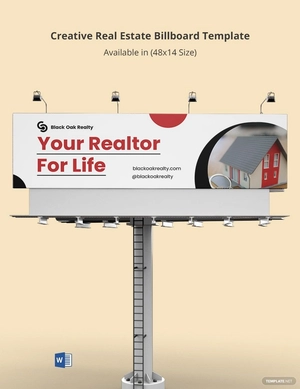 Creative Real Estate Billboard Template