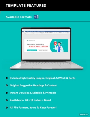 Public Health Billboard Template