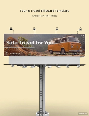 Tour & Travel Billboard Template