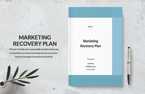 Marketing Recovery Plan Template