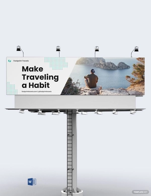Creative Travel Billboard Template