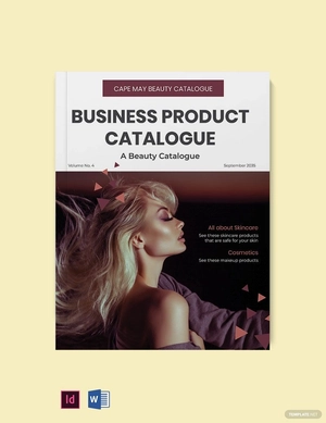 Business Product Catalog Template
