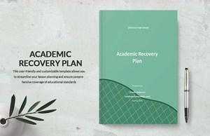 Academic Recovery Plan Template