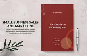 Small Business Sales and Marketing Template