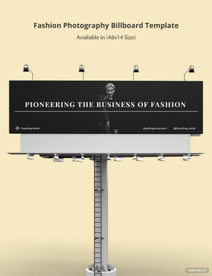 Fashion And Business Billboard Template