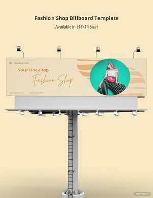Fashion Shop Billboard Template