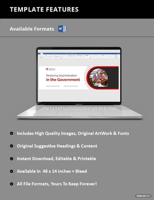 Elegant Political Billboard Template