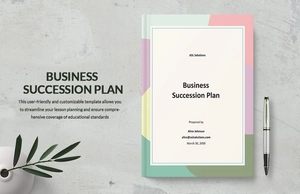 Business Succession Plan Template