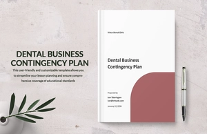Dental Business Contingency Plan Template