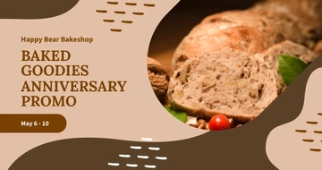 Free Anniversary Promotion Facebook Post Template to Edit Online