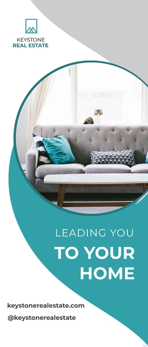 Modern Real Estate Roll Up Banner Template