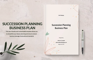 Succession Planning Business Plan Template