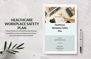 Healthcare Workplace Safety Plan Template
