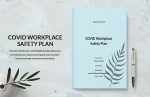 Covid Workplace Safety Plan Template