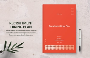 Recruitment Hiring Plan Template