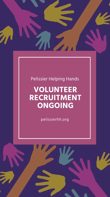 Free Volunteer Recruitment Instagram Story Template to Edit Online