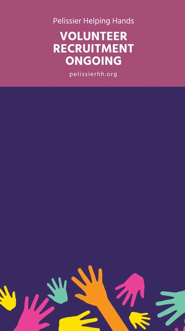 Free Volunteer Recruitment Snapchat Geofilter Template to Edit Online
