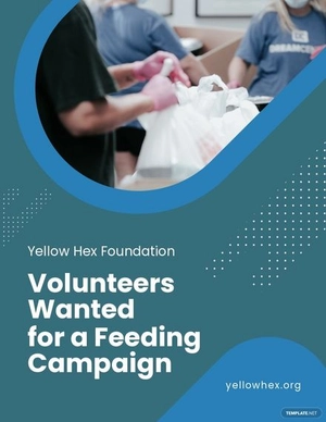 Volunteer Campaign Ad Flyer Template