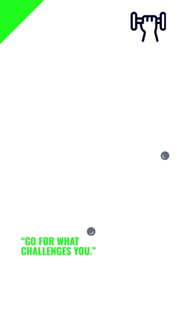 Free Gym Quote Snapchat Geofilter Template to Edit Online