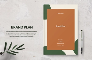 Brand Plan Template