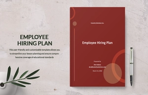 Employee Hiring Plan Template