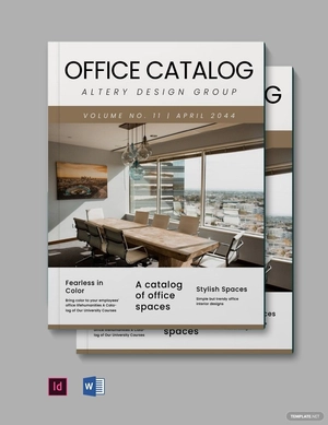 Simple Office Catalog Template