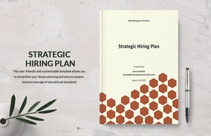Strategic Hiring Plan Template