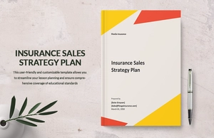 Insurance Sales Strategy Plan Template Insurance Sales Strategy Plan Template