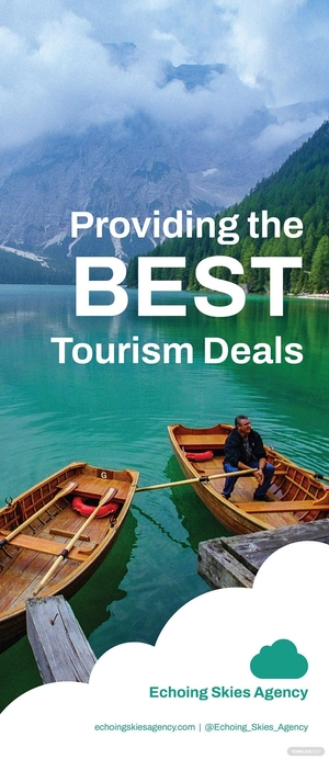 Sample Tourism Roll Up Banner Template