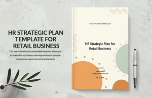HR Strategic Plan Template for Retail Business