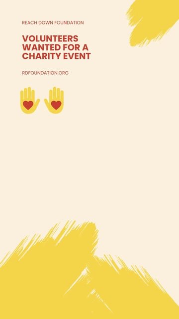 Free Charity Volunteer Snapchat Geofilter Template to Edit Online
