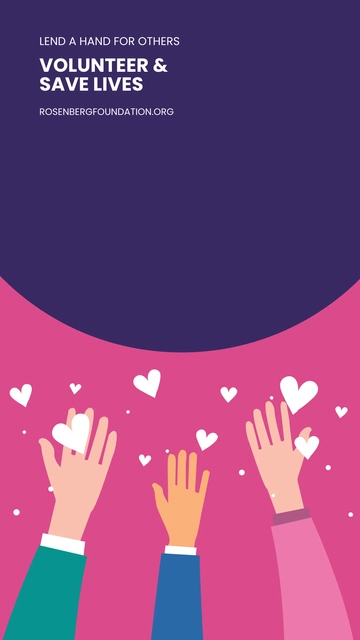 Free Volunteer Promotion Snapchat Geofilter Template to Edit Online