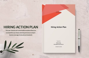 Hiring Action Plan Template
