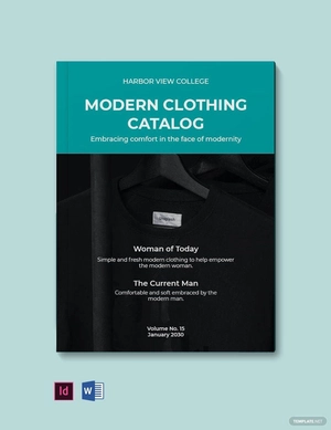 Modern Clothing Catalog Template