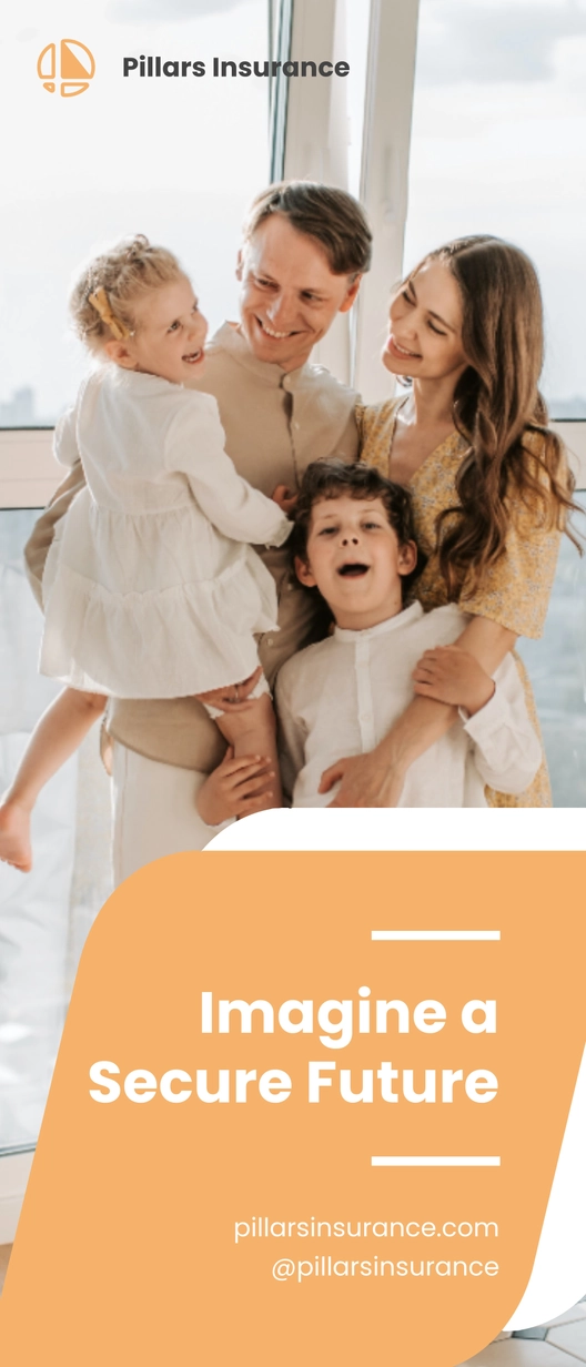 Insurance Company Roll Up Banner Template