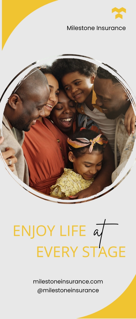 Insurance Business Roll Up Banner Template